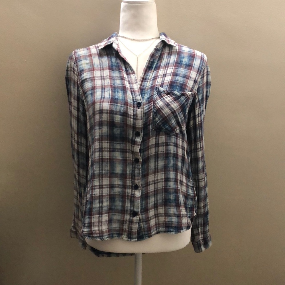 Cloth & Stone Anthropologie - Button-Down Flannel Shirt
